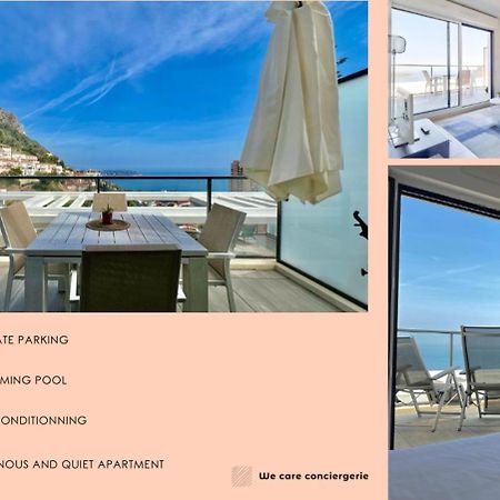 Charming T2 Apartment With Pool Around Monaco Beausoleil Extérieur photo